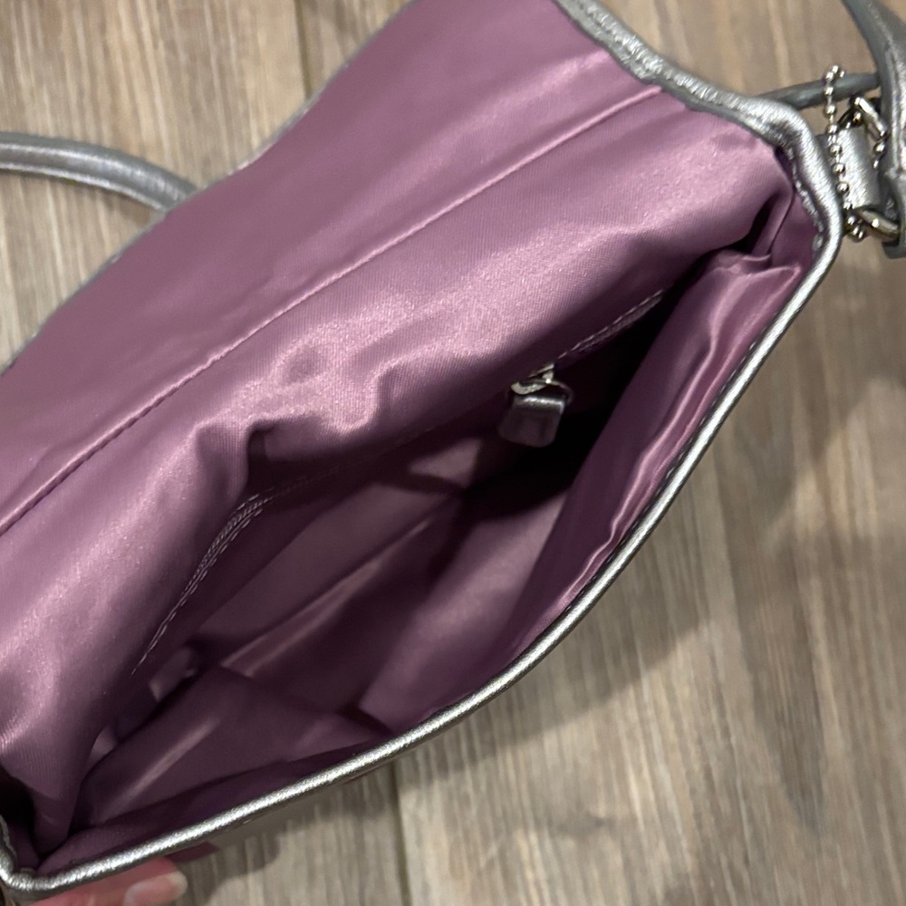 Small coach bag - Purple and Gray - Picture 4 of 5